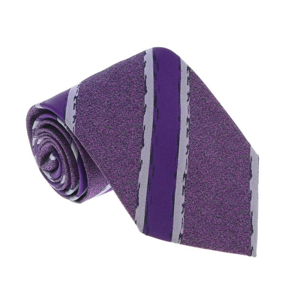Missoni U4803 Purple Repp 100% Silk Tie